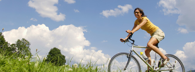 Frau Fahrrad