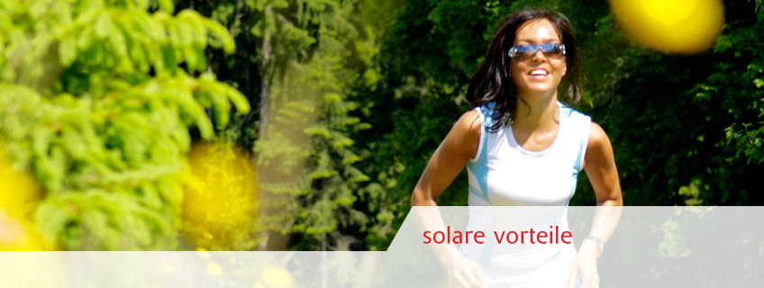 Solare Vorteile
