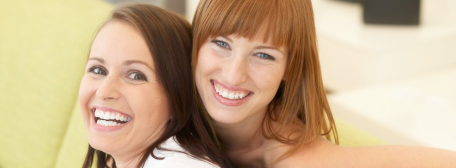 lachende Frauen